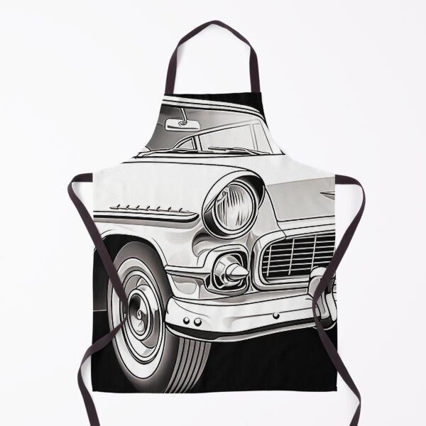 Item preview, Old 60s Car Outlined white #2 designed and sold by SteadyRolling.