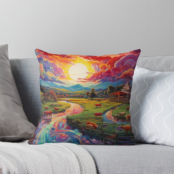Item preview, Colorful Landscape  - Modern Art designed and sold by DesignArtique.