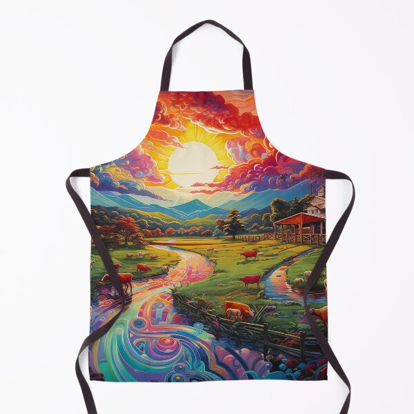 Item preview, Colorful Landscape  - Modern Art designed and sold by DesignArtique.