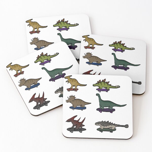 Item preview, Cute Dinos Skating designed and sold by Cloversdesign.