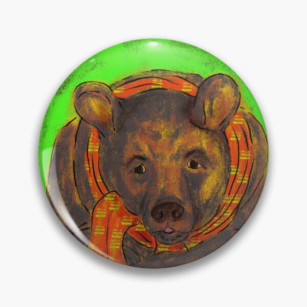 Item preview, Mr Bear in a Scarf designed and sold by AshandOakArt.