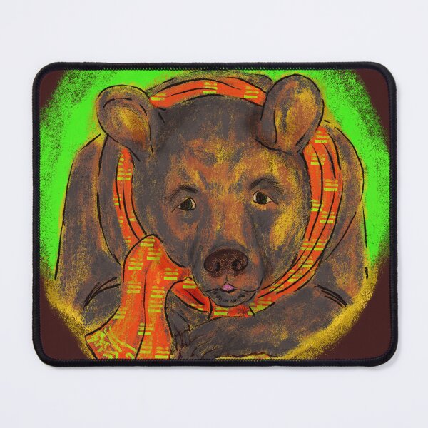 Item preview, Mr Bear in a Scarf designed and sold by AshandOakArt.