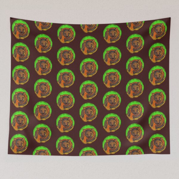 Item preview, Mr Bear in a Scarf designed and sold by AshandOakArt.