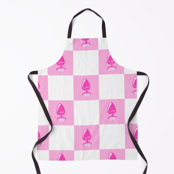 Item preview, Jewel Butt Plug Hot Pink Checkerboard Pattern designed and sold by KinkShoppe.