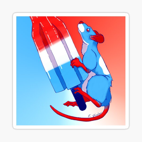Rocket Pop Rat Sticker