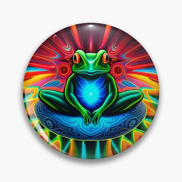 Item preview, Froggy Animal Spirit (24) - Trippy Psychedelic Frog designed and sold by TheThirdEye.