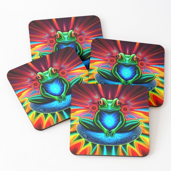 Item preview, Froggy Animal Spirit (24) - Trippy Psychedelic Frog designed and sold by TheThirdEye.