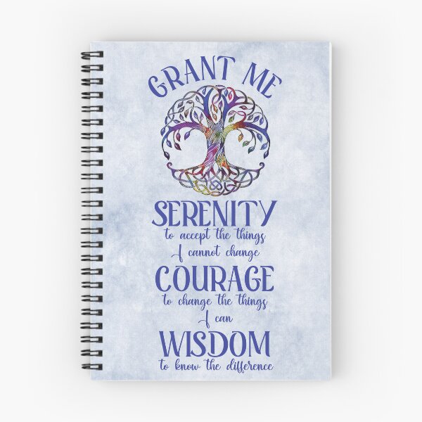 Item preview, Serenity Prayer with Tree of Life designed and sold by ittybittyowl.