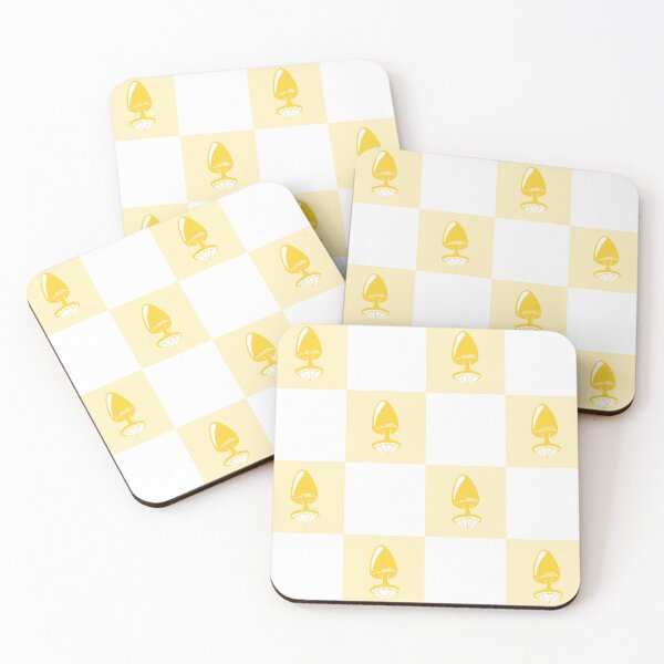 Item preview, Jewel Butt Plug Cute Yellow Checkerboard Pattern designed and sold by KinkShoppe.