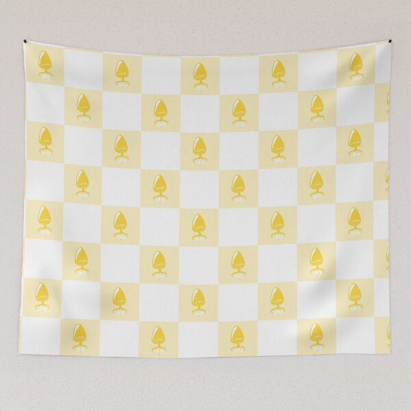 Item preview, Jewel Butt Plug Cute Yellow Checkerboard Pattern designed and sold by KinkShoppe.