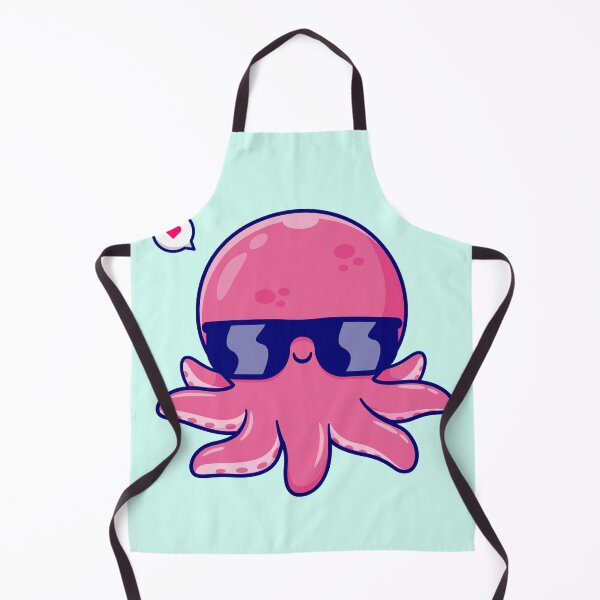 Item preview, Octo-Fashionista: Cute Cool Octopus Wearing Glasses Cartoon Vector Icon Illustration designed and sold by hjian8219.