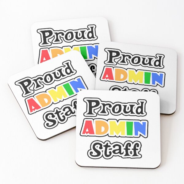Item preview, Proud Admin Staff designed and sold by pinkslipcrochet.