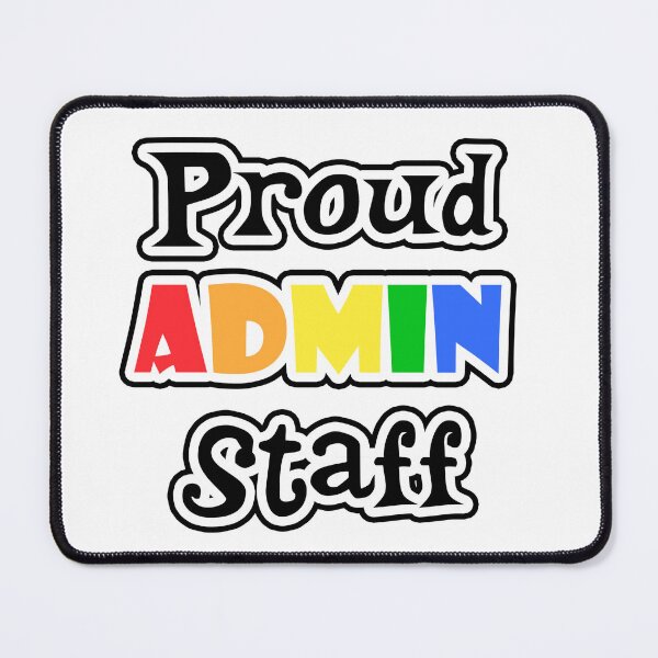 Item preview, Proud Admin Staff designed and sold by pinkslipcrochet.