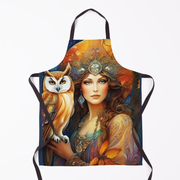 Item preview, Owl Goddess of The Forest designed and sold by DesignsBuyGem.