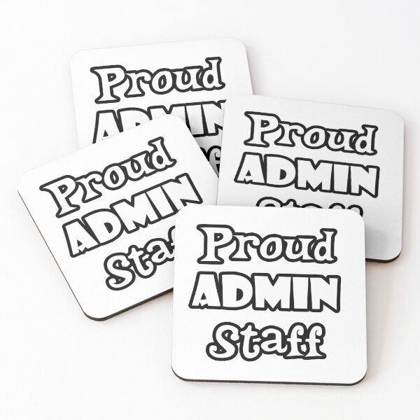 Item preview, Proud Admin Staff designed and sold by pinkslipcrochet.