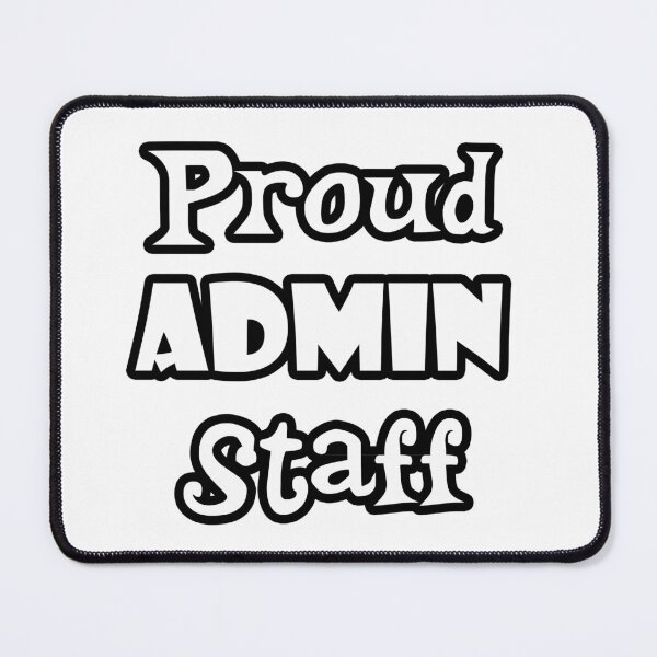 Item preview, Proud Admin Staff designed and sold by pinkslipcrochet.