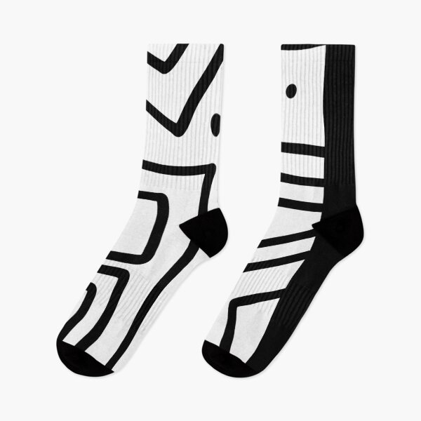 Item preview, Wonky Black and White Abstract Drawing designed and sold by NancyMerkle.