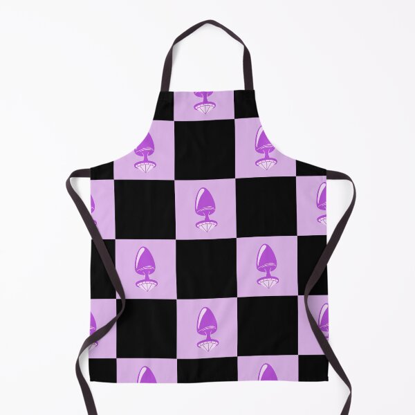 Item preview, Jewel Butt Plug Lilac Purple Checkerboard Pattern designed and sold by KinkShoppe.