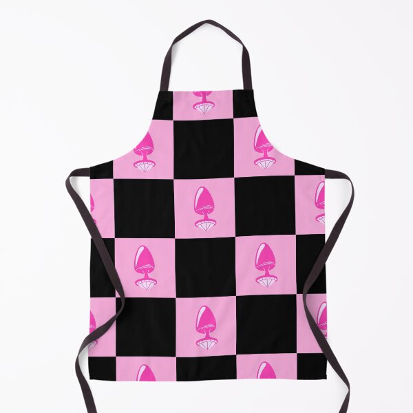 Item preview, Jewel Butt Plug Hot Pink Checkerboard Pattern designed and sold by KinkShoppe.