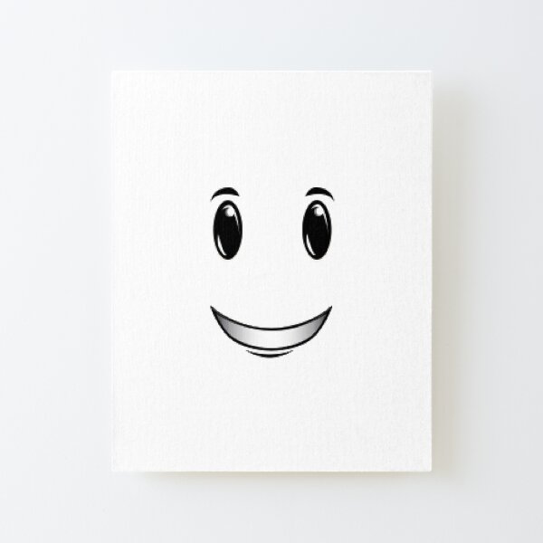 Roblox Face Smiley Avatar Funny Art Print for Sale by soebekhi