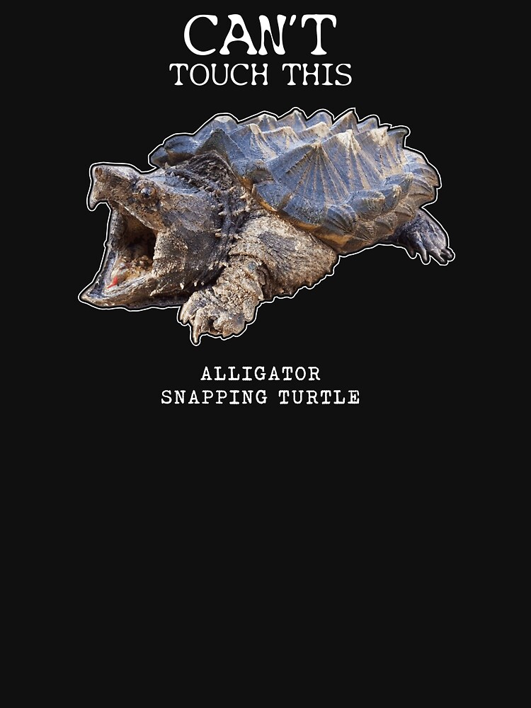 Alligator Snapping Turtle Don't Touch It Alligator Snapping Turtle Essential T-Shirt | Redbubble