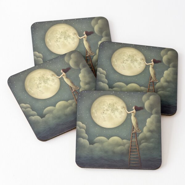 Item preview, Climbing to the Moon designed and sold by Sasha Art Gallery.