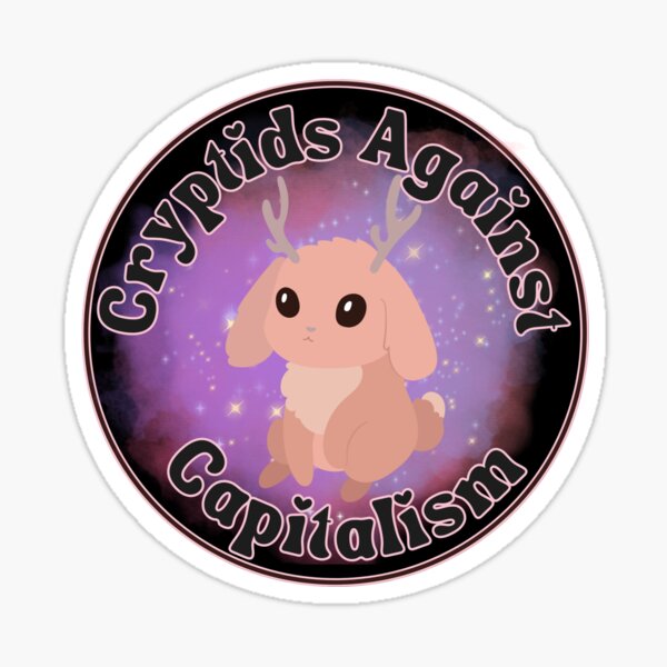 Item preview, Cryptids Against Capitalism - Jackalope  designed and sold by Planetary-Disco.