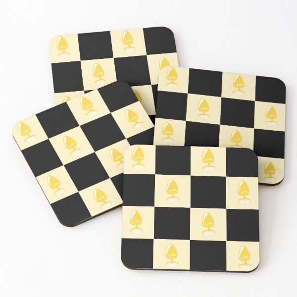 Item preview, Jewel Butt Plug Cute Yellow Checkerboard Pattern designed and sold by KinkShoppe.