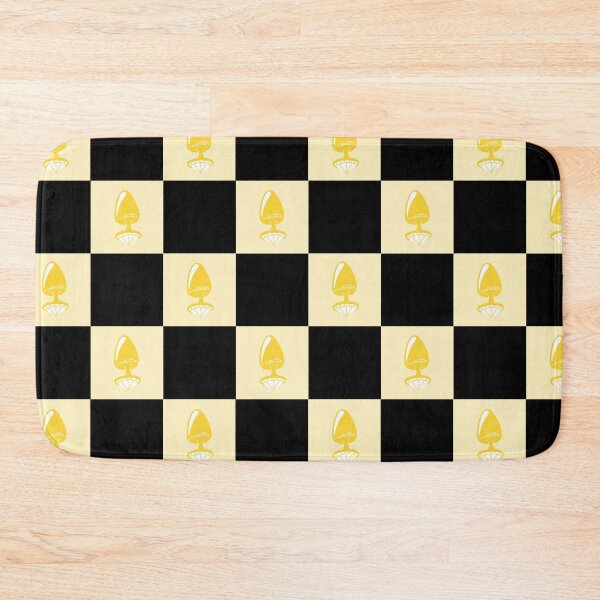 Item preview, Jewel Butt Plug Cute Yellow Checkerboard Pattern designed and sold by KinkShoppe.