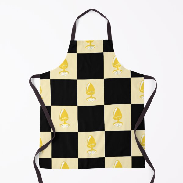 Item preview, Jewel Butt Plug Cute Yellow Checkerboard Pattern designed and sold by KinkShoppe.