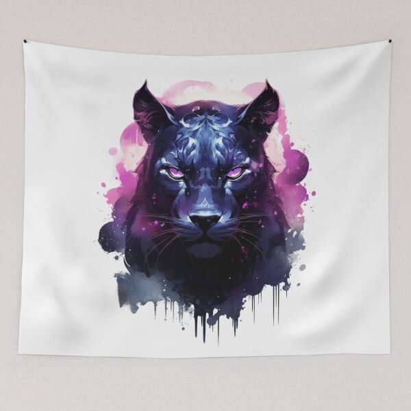 Item preview, Black Panther Illustration designed and sold by letsgetinspired.