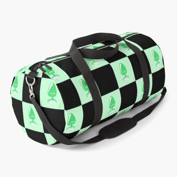 Item preview, Jewel Butt Plug Cute Light Green Checkerboard Pattern designed and sold by KinkShoppe.