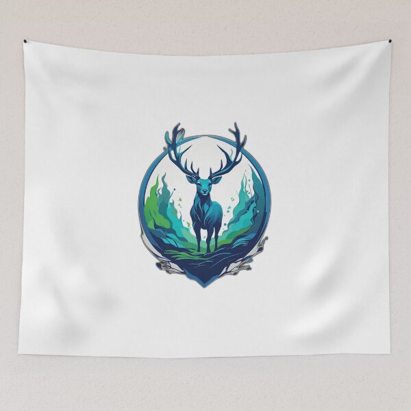 Item preview, young deer logo design designed and sold by DesignmanHakan.