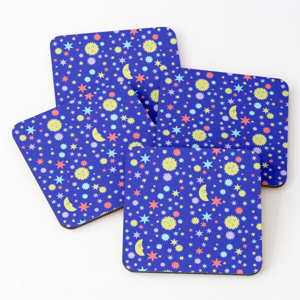 Item preview, Multicolor Moon Stars designed and sold by yuzZzil.