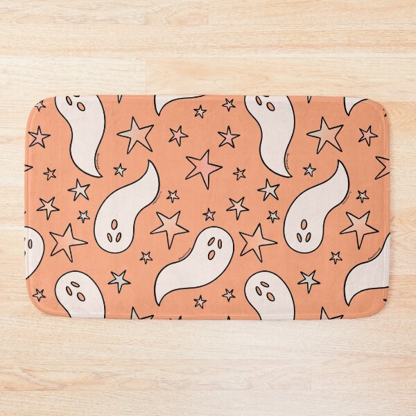 Item preview, Pastel Ghost Print in Peach designed and sold by doodlebymeg.