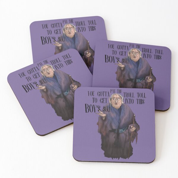 Item preview, Pay the Troll Toll Black Letters designed and sold by Ezrienel.