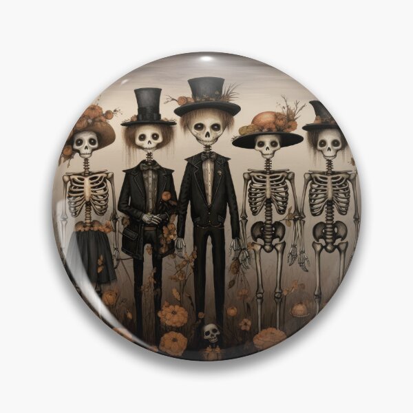 Item preview, Vintage, Creepy Halloween Skeleton Family designed and sold by Gsallicat.