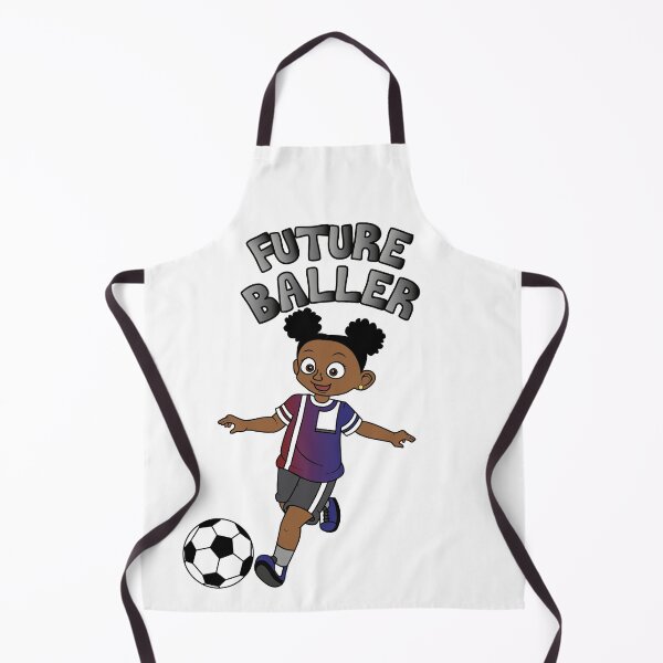 Item preview, 'Future Baller' - Girl with Afro puffs designed and sold by ThingsByNin.