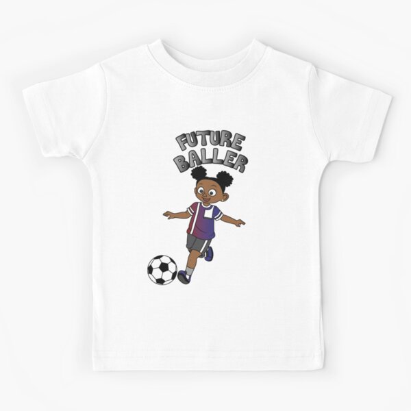 Item preview, 'Future Baller' - Girl with Afro puffs designed and sold by ThingsByNin.