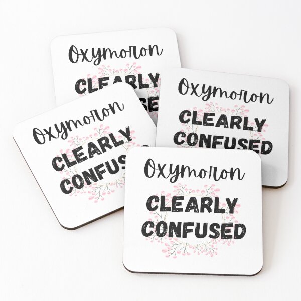 Item preview, Oxymoron Clearly Confused Design designed and sold by JAMTEESHOP.