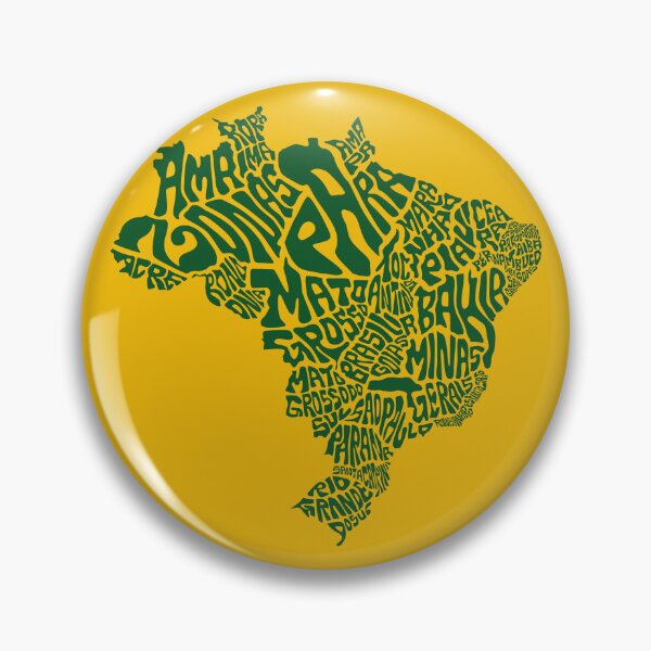 Item preview, Groovy Brazil lettering Map. designed and sold by paulo silveira.