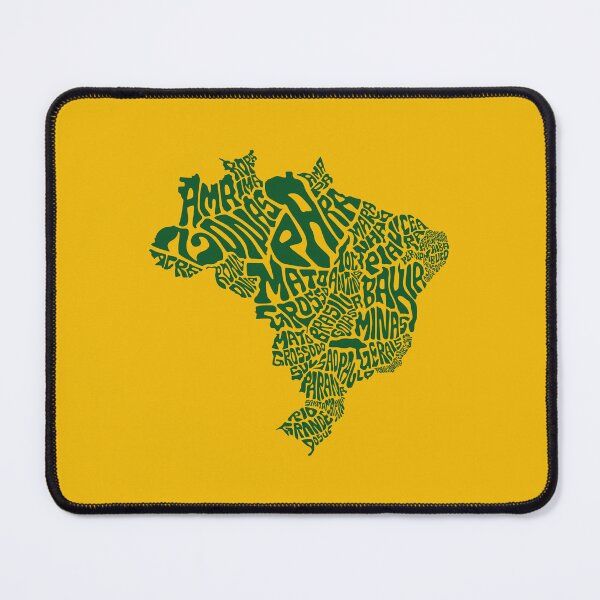 Item preview, Groovy Brazil lettering Map. designed and sold by paulo silveira.