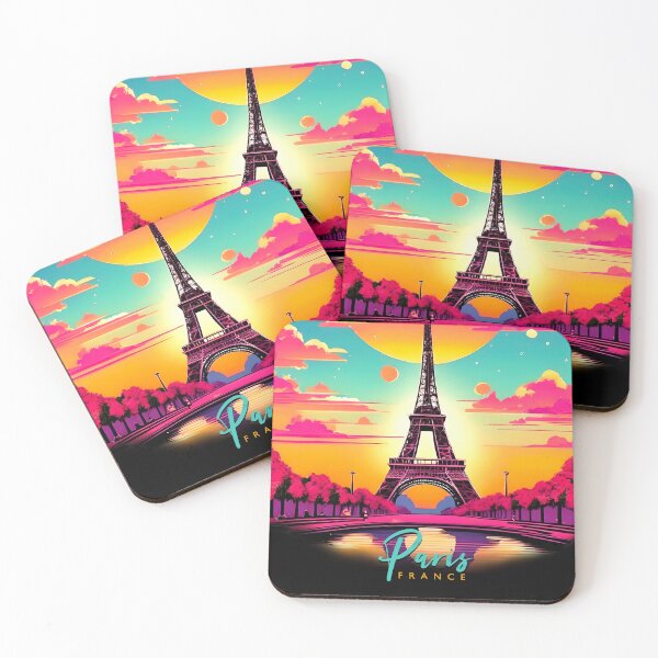 Item preview, Paris, vintage retro, wall art, poster designed and sold by AW2 Designs.