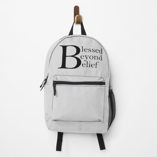 Item preview, Blessed Beyond Belief (Black Text) designed and sold by TheCatholicLady.