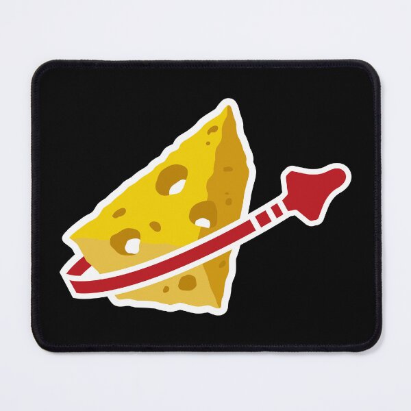 Item preview, Funny Classic Spaceship Logo Circles Moon of Cheese designed and sold by BlueSkyTheory.