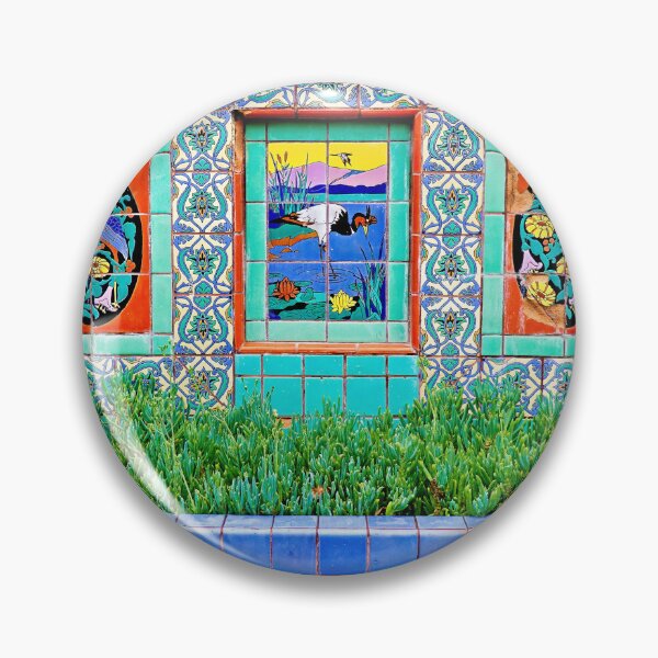 Item preview, Catalina Island Public Restroom Tiled Planter  designed and sold by Robert Meyers-Lussier.