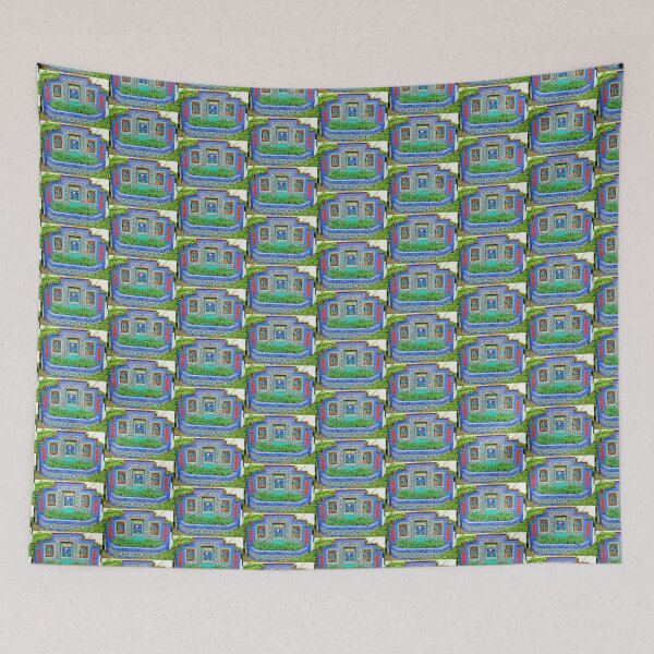 Item preview, Catalina Island Public Restroom Tiled Planter  designed and sold by Robert Meyers-Lussier.