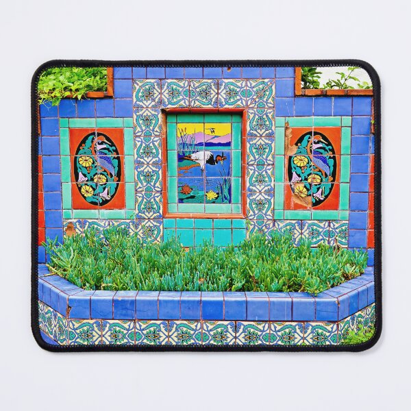 Item preview, Catalina Island Public Restroom Tiled Planter  designed and sold by Robert Meyers-Lussier.