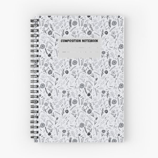 Artikelvorschau, Notizbuch mit Blumenmuster entworfen und verkauft von Lyoubi.