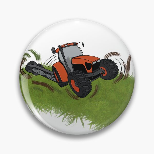 Item preview, Orange Tractor Brush Hog Mower designed and sold by RampRatGear.